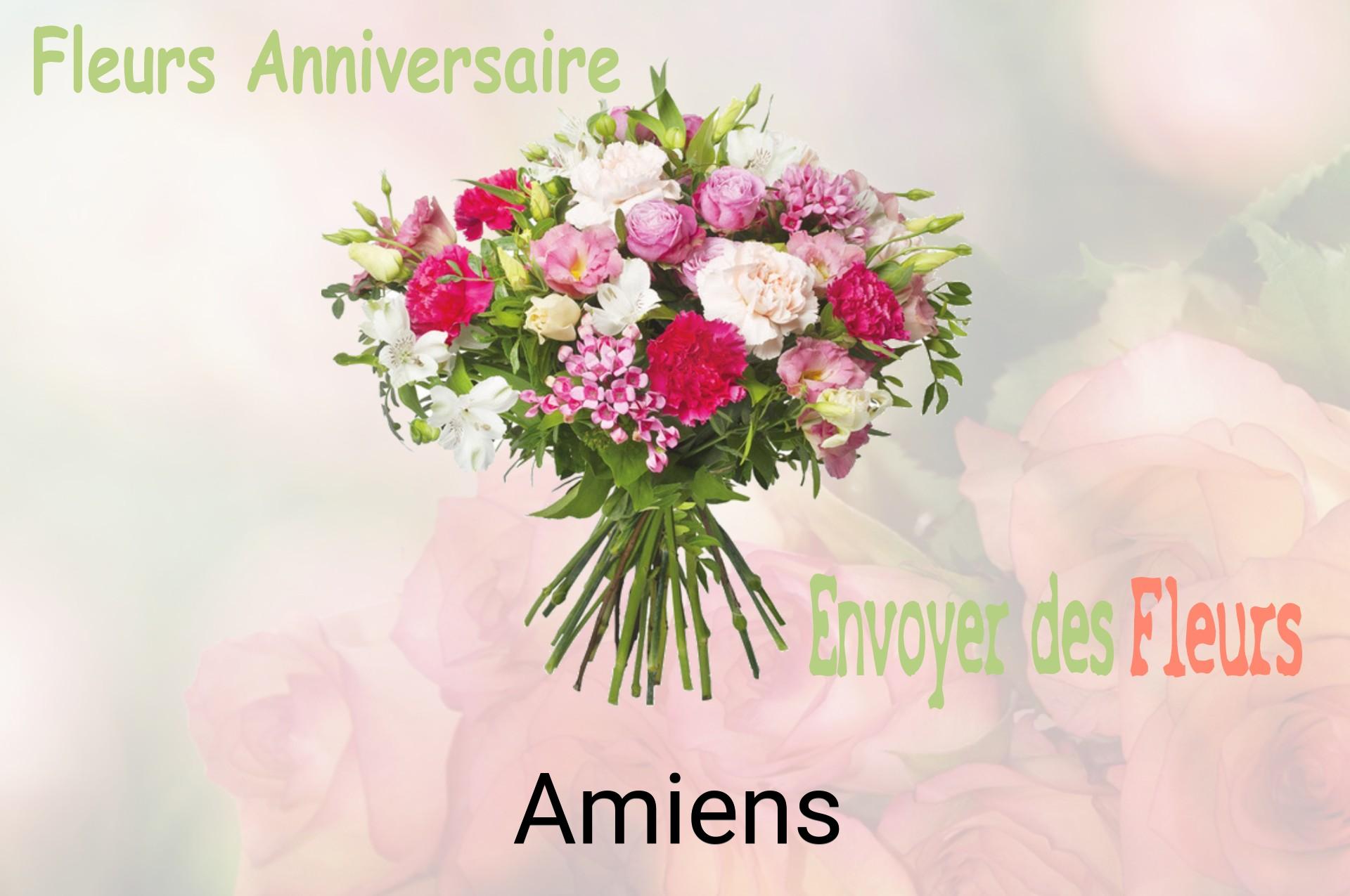 Bouquet de fleurs d’anniversaire livré à Amiens